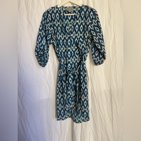 Anthropologie Maeve Ikat Dress Size Small - Picture 2 of 14